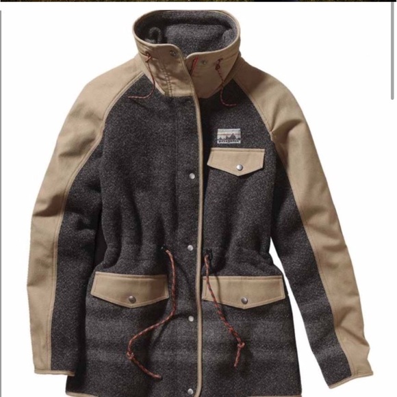 ✨SUPER RARE Patagonia Reclaimed Wool Jacket Sz S - Picture 4 of 9